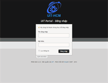 Tablet Screenshot of portal.uit.edu.vn